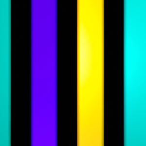 3-Color Strobe: Purple/Lemon Yellow/Turquoise