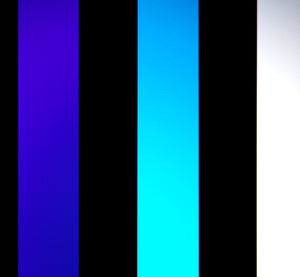 3 Color Strobe: Purple/White/Blue