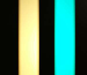 2-Color Strobe: Turquoise/Gold