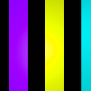 3-Color Strobe: Violet/Highlighter Yellow/Turquoise